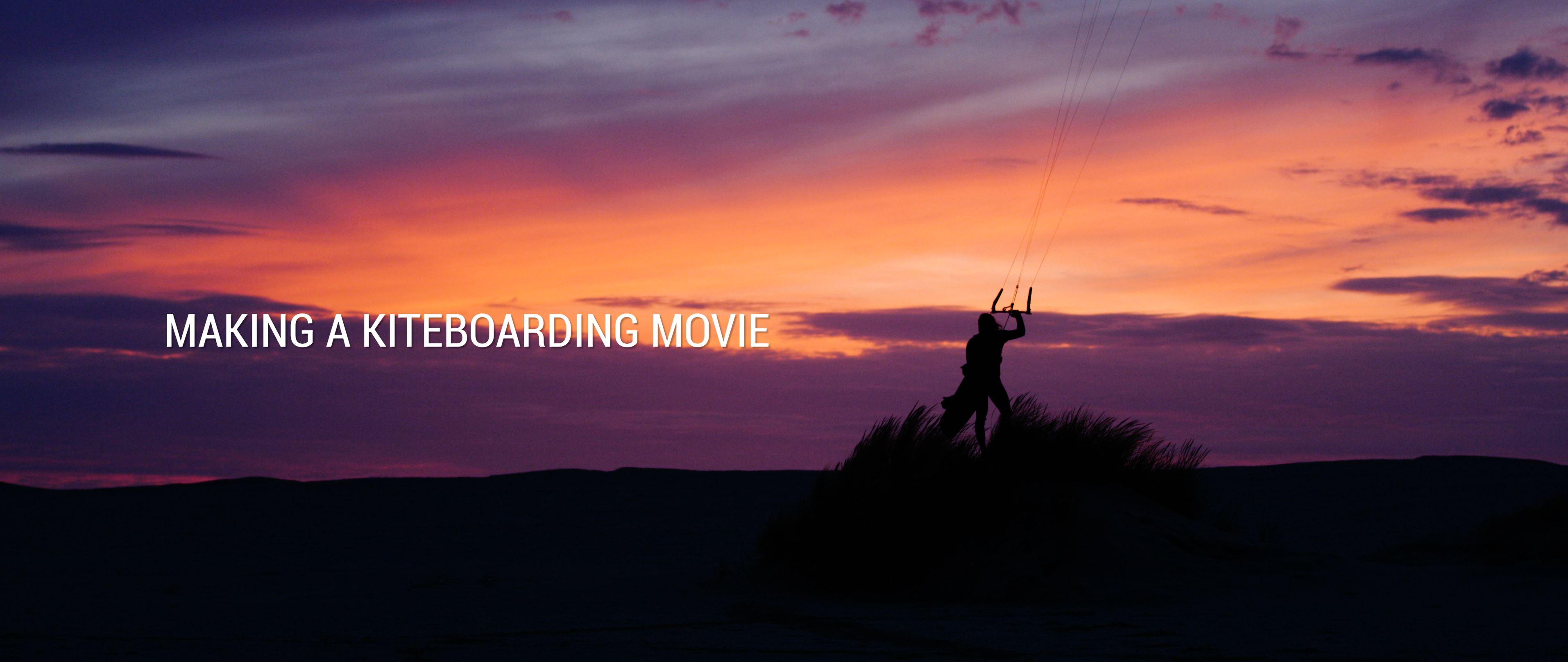 Making a kiteboarding movie header
